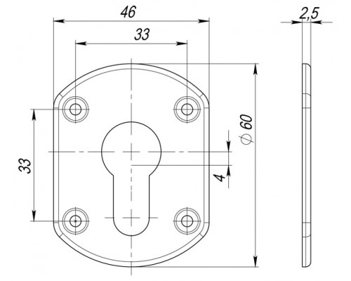 Накладка Fuaro (Фуаро) на цилиндр ESC.C+C/OV.set (ESC031) SN мат.никель (2шт.) Накладка Fuaro (Фуаро) на цилиндр ESC.C+C/OV.set (ESC031) SN мат.никель (2шт.)