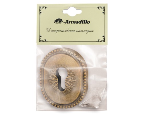 Накладка Armadillo (Армадилло) на цилиндр ESC.C.CL/OV (ET-DEC CL) OB-13 античная бронза Накладка Armadillo (Армадилло) на цилиндр ESC.C.CL/OV (ET-DEC CL) OB-13 античная бронза