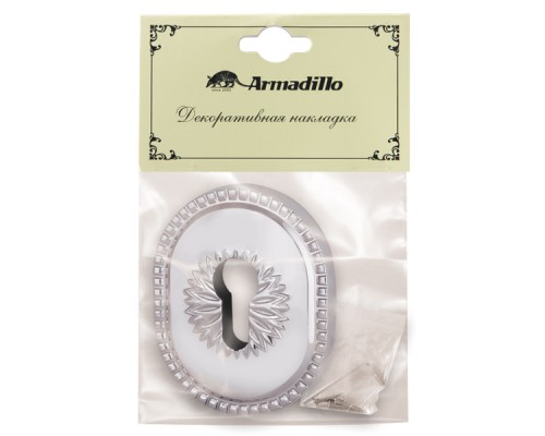 Декоративная накладка Armadillo (Армадилло) на цилиндр ET-DEC CL (ATC Protector 1) СР Хром Декоративная накладка Armadillo (Армадилло) на цилиндр ET-DEC CL (ATC Protector 1) СР Хром