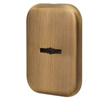 Декоратив. Armadillo (Армадилло) Квадратная накл. на сув. замок со шторкой PS-DEC SQ CT (ATC Protector 1) AB-77 Бронза