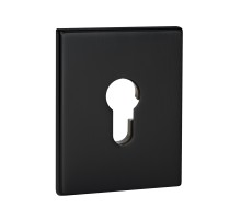 Накладка Fuaro (Фуаро) на цилиндр ESC.C.TRG/K.486 BL-24 чёрный (1 шт.)