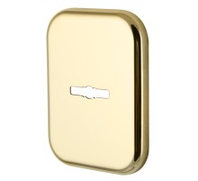 Декоративная Armadillo (Армадилло) Квадратная накладка на сувальдный замок PS-DEC SQ (ATC Protector 1) GP-2 Золото