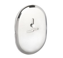 Декоративная Fuaro (Фуаро) накладка ESC 476 (90х65) СP ХРОМ на сувальдный замок с шторкой (тип Меттэм)