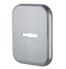 Декоративная Armadillo (Армадилло) Квадратная накладка на сувальдный замок PS-DEC SQ (ATC Protector 1) SC-14 Матовый хром