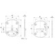 Накладка Fuaro (Фуаро) на сувальдный замок ESC.S-lift+S/OV.set (ESC021) с шторкой CP хром (2шт.)