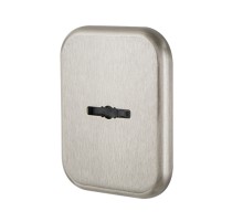 Декор. Armadillo (Армадилло) Квадратная накл. на сувальдный со шторкой PS-DEC SQ CT (ATC Protector 1) SN-3 Мат.никель