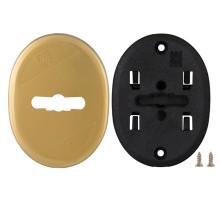 Накладка Mottura (Моттура) на сувальдный замок овальная со шторкой 95.324 (БРОНЗА), 1 шт