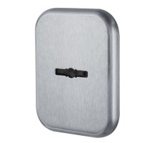 Декоратив. Armadillo (Армадилло) Квадр. накл. на сув. замок со шторкой PS-DEC SQ CT (ATC Protector 1) SC-14 Матовый хром