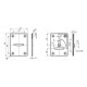 Накладка Fuaro (Фуаро) на сувальдный замок ESC.S-lift+S/K.set (ESC081/082) мат.никель (2шт.)