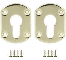 Декоративная Fuaro (Фуаро) накладка ESC031-GP-2 (ЗОЛОТО) на цилиндр (2 шт)