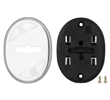 Накладка Mottura (Моттура) на сувальдный замок овальная со шторкой 95.324 (ХРОМ), 1 шт