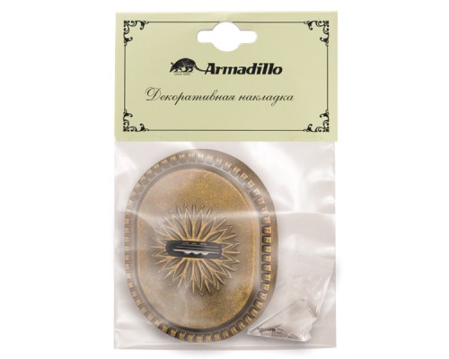 Накладка Armadillo (Армадилло) на сувальдный замок ESC.S-auto.CL/OV (PS-DEC CL / ATC Protector 1) OB-13 античная бронза