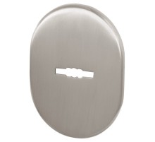 Декоративная Fuaro (Фуаро) накладка ESC 475 (90х65) SN матовый никель на сувальдный замок