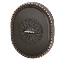 Накладка Armadillo (Армадилло) на сувальдный замок ESC.S-auto.CL/OV (PS-DEC CL) ABL-18 темная медь