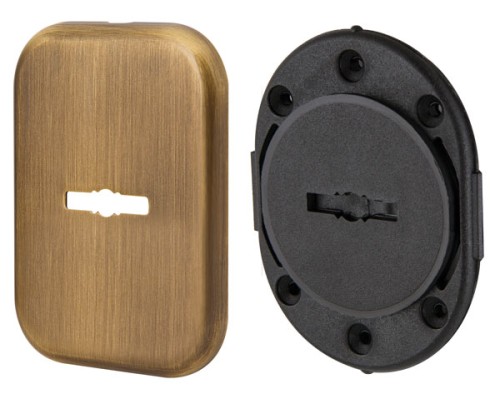 Декоратив. Armadillo (Армадилло) Квадратная накл. на сув. замок со шторкой PS-DEC SQ CT (ATC Protector 1) AB-77 Бронза Декоратив. Armadillo (Армадилло) Квадратная накл. на сув. замок со шторкой PS-DEC SQ CT (ATC Protector 1) AB-77 Бронза