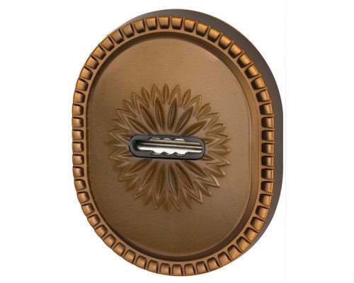 Накладка Armadillo (Армадилло) на сувальдный замок ESC.S-auto.CL/OV (PS-DEC CL) BB-17 коричневая бронза