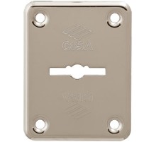 Накладка Cisa (Чиза) на сувальдный замок 06.082.00.12 (НИКЕЛЬ) (1 шт)