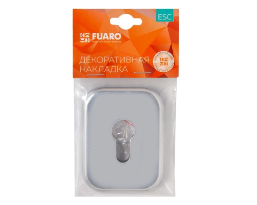 Накладка Fuaro (Фуаро) на цилиндр ESC.C.XL/K.486 (ESC 486-C SQ XL) CP хром (1 шт.) Накладка Fuaro (Фуаро) на цилиндр ESC.C.XL/K.486 (ESC 486-C SQ XL) CP хром (1 шт.)