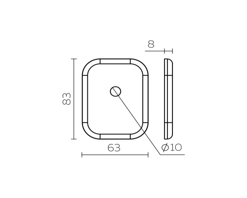 Накладка Fuaro (Фуаро) на шток цилиндра ESC.O.XL/K.486 (ESC 486-O SQ XL) CP хром (1шт.) Накладка Fuaro (Фуаро) на шток цилиндра ESC.O.XL/K.486 (ESC 486-O SQ XL) CP хром (1шт.)