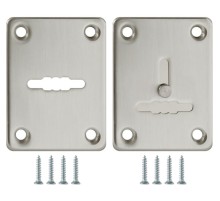 Накладка Fuaro (Фуаро) на сувальдный замок ESC.S-lift+S/K.set (ESC081/082) мат.никель (2шт.)
