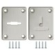 Накладка Fuaro (Фуаро) на сувальдный замок ESC.S-lift+S/K.set (ESC081/082) мат.никель (2шт.)