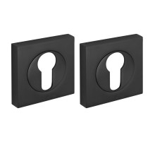 Накладка Fuaro (Фуаро) под цилиндр ET.K.KM52 (ET KM) BL-24 черный