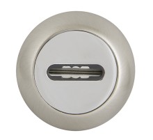 Накладка Fuaro (Фуаро) на сувальдный замок SC.R.RM54 (SC RM) SN/CP-3 матовый никель/хром