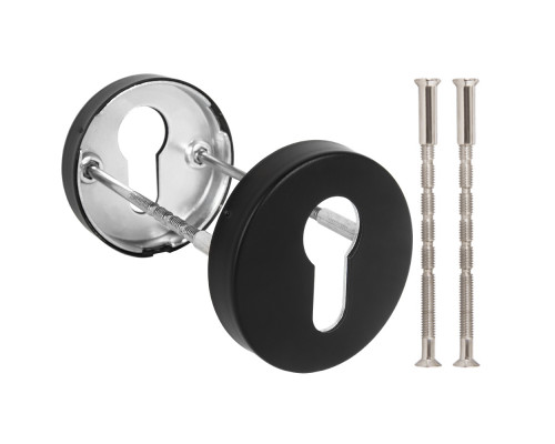 Накладка Fuaro (Фуаро) под цилиндр ET.R.DSS201-02 (DSS-02-ET) (INOX 201) BLACK Накладка Fuaro (Фуаро) под цилиндр ET.R.DSS201-02 (DSS-02-ET) (INOX 201) BLACK