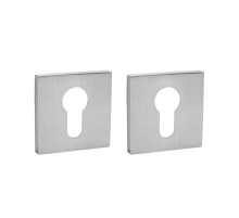 Накладка Ajax (Аякс) под цилиндр ET.K.JS51 (ET JS) SSC-16 сатинированный хром