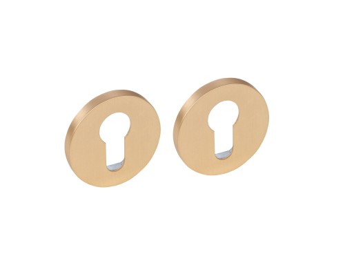 Накладка Fuaro (Фуаро) на цилиндр ET.R.ZLR52 SSG-39 сатинированное золото