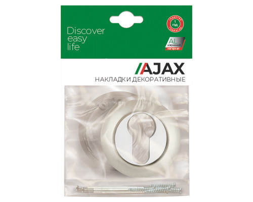 Накладка Ajax (Аякс) под цилиндр ET.R.JR54 (ET JR) BL-24 черный Накладка Ajax (Аякс) под цилиндр ET.R.JR54 (ET JR) BL-24 черный