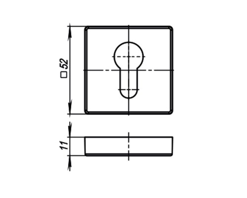 Накладка Armadillo (Армадилло) под цилиндр ET.K.USQ52 (ET USQ) FSG флорентийское золото