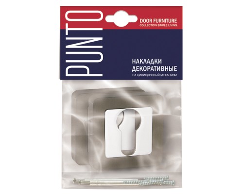 Накладка Punto (Пунто) под цилиндр ET.K.QR52 (ET QR) GR/CP-23 графит/хром Накладка Punto (Пунто) под цилиндр ET.K.QR52 (ET QR) GR/CP-23 графит/хром