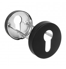 Накладка Fuaro (Фуаро) под цилиндр ET.R.DSS201-02 (DSS-02-ET) (INOX 201) BLACK