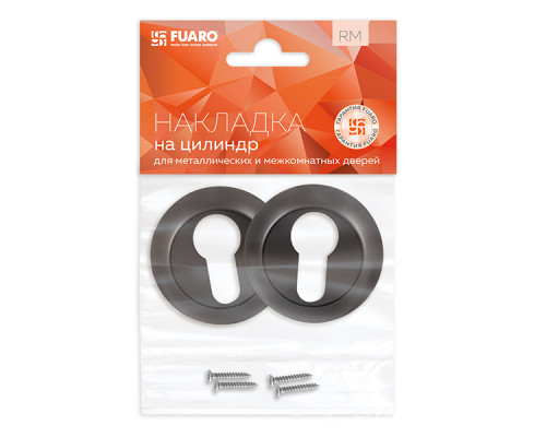 Накладка Fuaro (Фуаро) под цилиндр ET.R.RM54 (ET RM) BL-24 черный Накладка Fuaro (Фуаро) под цилиндр ET.R.RM54 (ET RM) BL-24 черный