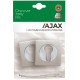 Накладка Ajax (Аякс) под цилиндр ET.K.JK51 (ET JK) SN/CP-3 матовый никель/хром