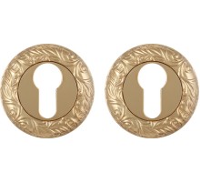 Накладка Fuaro (Фуаро) под цилиндр ET.R.SM58 (ET SM) GOLD-24 золото24К