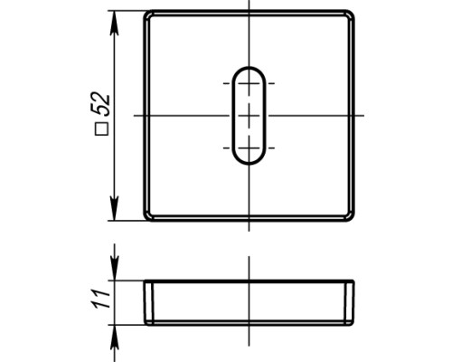 Накладка Armadillo (Армадилло) NORMAL PS USQ CP-8 Хром 2 шт. Накладка Armadillo (Армадилло) NORMAL PS USQ CP-8 Хром 2 шт.