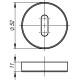 Накладка Armadillo (Армадилло) NORMAL PS URB BPVD-77 Вороненный никель 2 шт.