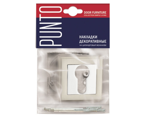 Накладка Punto (Пунто) под цилиндр ET.K.QL52 (ET QL) GR/CP-23 графит/хром Накладка Punto (Пунто) под цилиндр ET.K.QL52 (ET QL) GR/CP-23 графит/хром