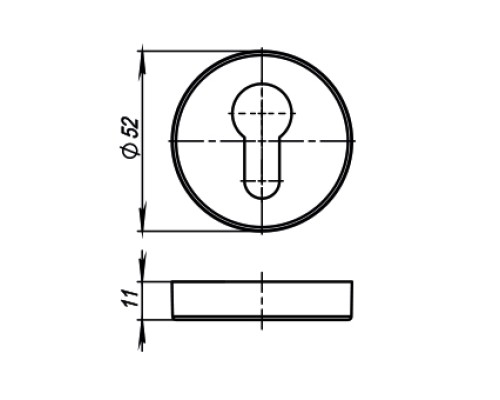 Накладка Armadillo (Армадилло) CYLINDER ET URB/HD CP-8 Хром 2 шт. Накладка Armadillo (Армадилло) CYLINDER ET URB/HD CP-8 Хром 2 шт.