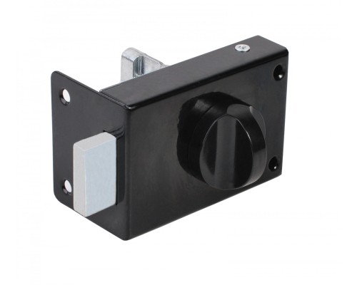 Замок Omega (Омега) накладной цилиндровый ЗН1 черный