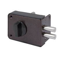 Замок Omega (Омега) накладной цилиндровый ЗН1-1 ПНЗ медь, 5 кл.