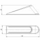 Фиксатор Ajax (Аякс) двери DSF-110 серый