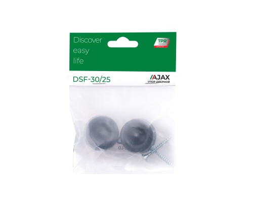 Упор Ajax (Аякс) дверной DSF-30/25 BL черный