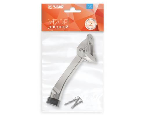 Упор Fuaro (Фуаро) дверной напольный STOPPER-100 SN (мат.никель) козья ножка Упор Fuaro (Фуаро) дверной напольный STOPPER-100 SN (мат.никель) козья ножка