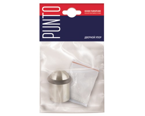 Упор Punto (Пунто) дверной напольный DFIX/F40 (DS PF-40) SN-3 мат.никель Упор Punto (Пунто) дверной напольный DFIX/F40 (DS PF-40) SN-3 мат.никель