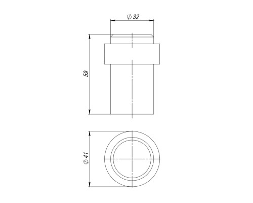 Упор Fuaro (Фуаро) дверной напольный STOPPER/M.14 INOX (нерж. сталь) Упор Fuaro (Фуаро) дверной напольный STOPPER/M.14 INOX (нерж. сталь)