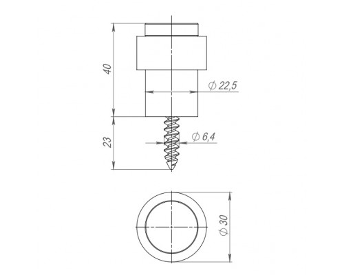 Упор Fuaro (Фуаро) дверной напольный STOPPER/14 (DS-14) SN-3 мат.никель Упор Fuaro (Фуаро) дверной напольный STOPPER/14 (DS-14) SN-3 мат.никель