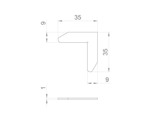 Крепежный уголок Armadillo (Армадилло) для короба SWD.Scope 35/35/1 angle (2 pcs) Крепежный уголок Armadillo (Армадилло) для короба SWD.Scope 35/35/1 angle (2 pcs)